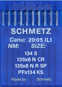 Schmetz 134 S Size 60 Pack of 10 Needles