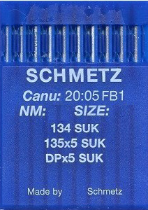 Schmetz 134 SUK Size 90 Pack of 10 Needles