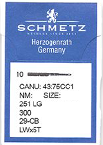 Schmetz 251 LG Size 70 Pack of 10 Needles