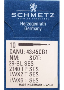 Schmetz 29BL SES Size 80 Pack of 10 Needles