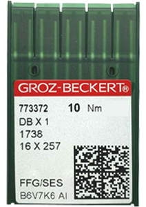 Groz Beckert B27 FFG/SES Size 60 Pack of 10 Needles