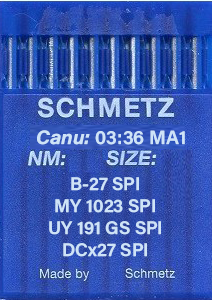 Schmetz B27 SPI Size 60 Pack of 10 Needles