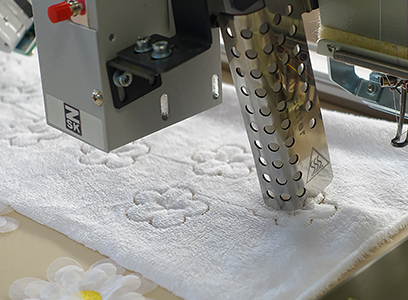 ZSK Hot Air Cutting (HAC) device for cutting textiles