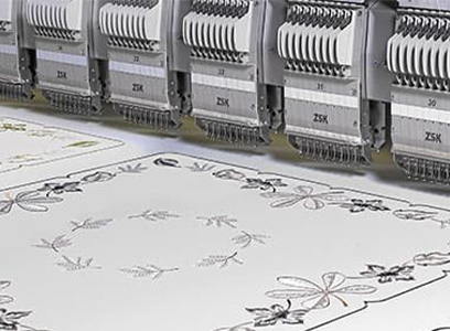  ZSK automatic head selection system for multi-head embroidery machines