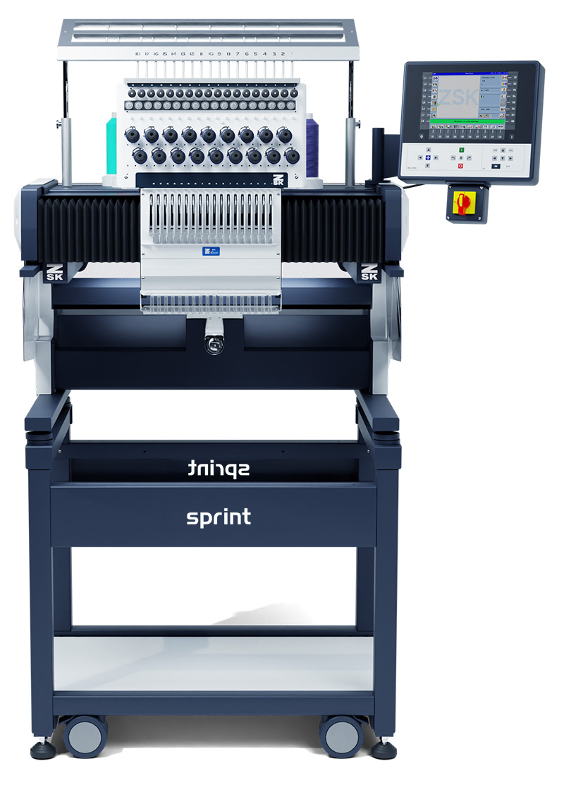 ZSK Racer II multi head embroidery machine