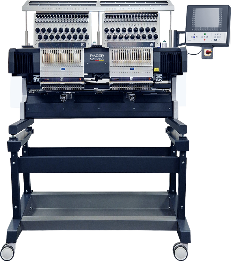 ZSK Racer II multi head embroidery machine